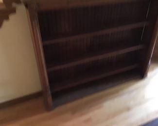 Solid wood hutch top (5’ wide)....was being used as a bookcase.
