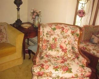 Pair Vintage Parlor Seating and more 