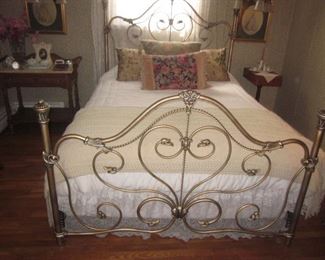 Stunning Antique Queen Bed Frame