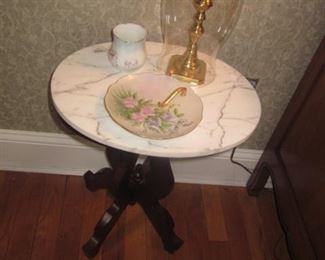 Marble Top Antique Table