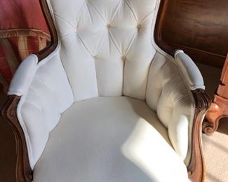 WHITE FRENCH CHAIR