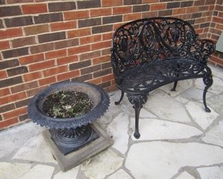 BENCH AND PLANTER