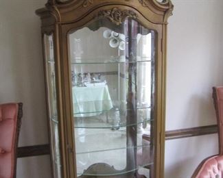 FRENCH CURIO CABINET 