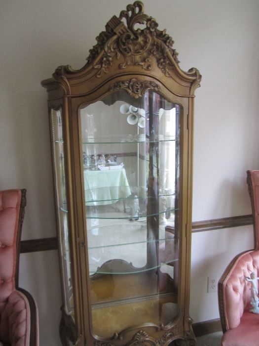 FRENCH CURIO CABINET 