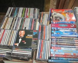 DVDS AND CDS