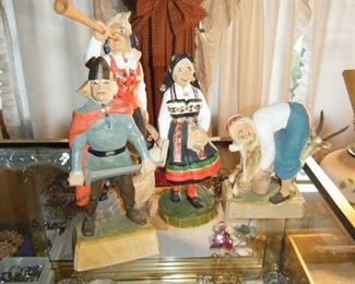 Hand-carved wood mad in Norway