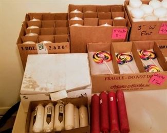 candles 3, 6 and 8".