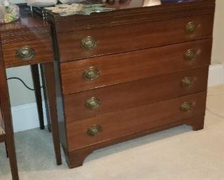 Duncan Phyfe Style Side Chest (2) Mengel