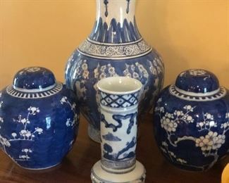 Blue & White Pottery