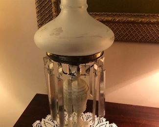 Crystal accent lamp (no electrical cord)