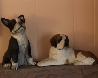 Doggie statues