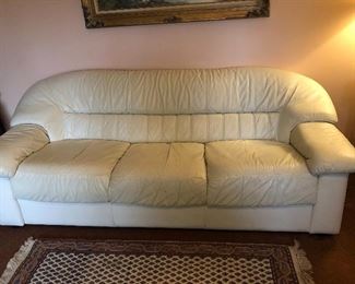 Cream sofa