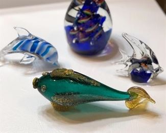 Art glass paperweights