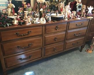 Long dresser with mirror