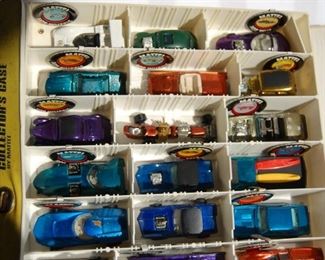 21 Hot Wheel Redlines and 3 Johnny Lightning toy cars