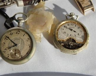 Elgin Pocket watch and a Windsor Exhibition