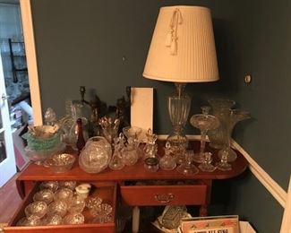 Tons of Glassware.