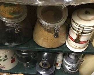 Canisters and tins.