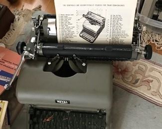 Royal Typewriter.