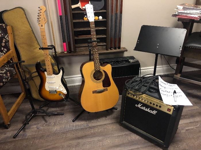 Guitars and amps 