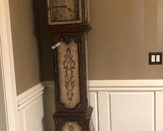 Grand father clock hand painted 
