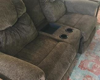 Comfy theater love seat