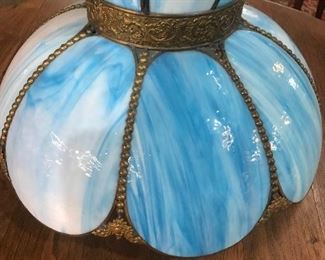 Stained glass chandelier