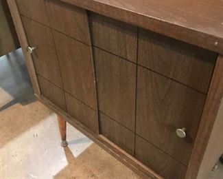 Mid century record cabinet