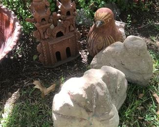Old Mexican Pottery & Old Stone Artifacts, Found Buried in Old Mexico in the 50's