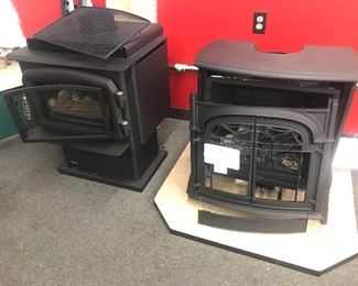 More wood and gas stoves