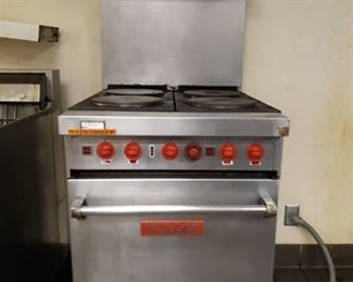 Vulcan Commercial 4 Burner Induction Cooktop/Oven