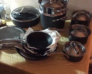 16 piece Calphalon Elite Professional nonstick cookware set