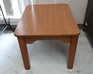 Wood End Table