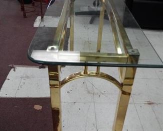 Sofa Table Metal and Glass
