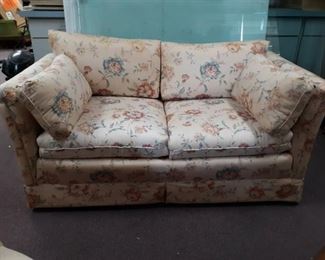 Floral Upholstered Loveseat