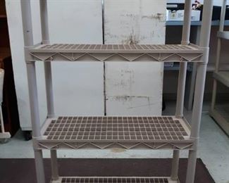 Plastic Storage Shelves