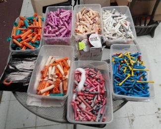 Perm Rods and End Wraps Lot