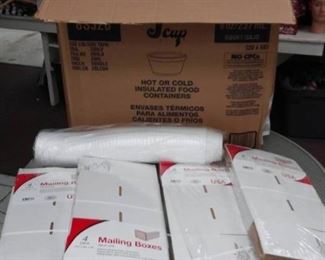 Mailing Boxes, Case of Insulated Food Containers