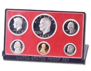 1978-S U.S. Mint Clad Proof Set (6 coins), Choice Proof, PR63