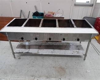 Serv IT #423EST5WE 5 pan Open Well Electric Steam Table