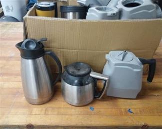 Coffee Carafes and Hot Pots Lot