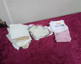 Crocheted Doileys, Dresser Scarves