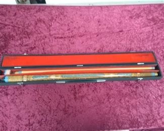 Pool Cue in Carry Case