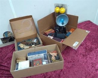 Vintage Camera Equipment and Misc Collectibles