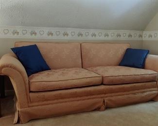 Vintage hide-a-bed sofa