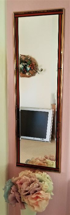 Long framed mirror
