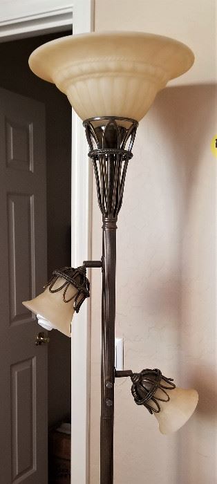 Great floor lamp with different light levels.