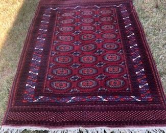 #76 Bokhara Pakistani wool rug 6' x 4' $75.00
