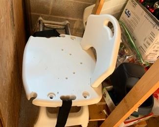 #55 tub shower chair that will move in and out $30.00