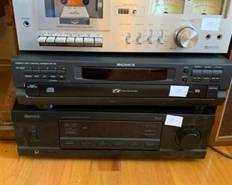 #66 Sherwood RX 4103 stereo reciever $30.00
#67 magnavox CDC 748 compact disc player $35.00
#68 Technic Stero Cassett deck 616 $50.00